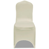 Chair Cover Stretch Cream 18 pcs - Side View