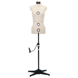 Adjustable Dress Form Female Cream S Size 33-40