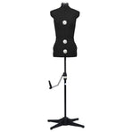 Adjustable Dress Form Female Black S Size 33-40