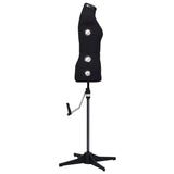 Adjustable Dress Form Female Black S Size 33-40 - Top-Down View