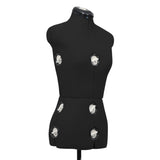 Adjustable Dress Form Female Black S Size 33-40 - 45-Degree Angle
