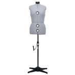 Adjustable Dress Form Female Grey M Size 40-46