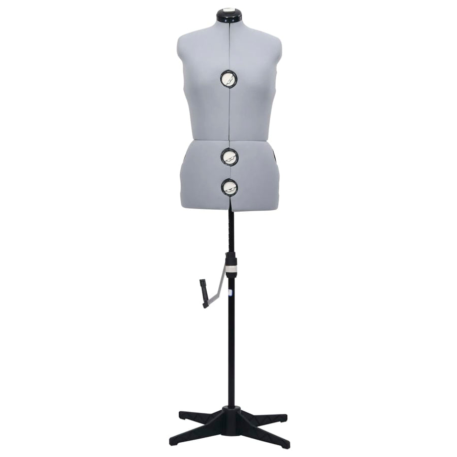 Adjustable Dress Form Female Grey M Size 40-46