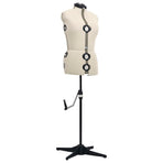 Adjustable Dress Form Female Cream M Size 40-46