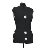 Adjustable Dress Form Female Black M Size 40-46 - 45-Degree Angle