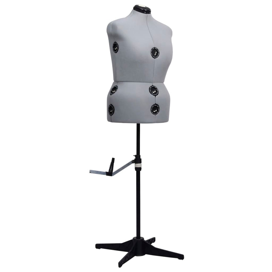 Adjustable Dress Form Female Grey L Size 44-50