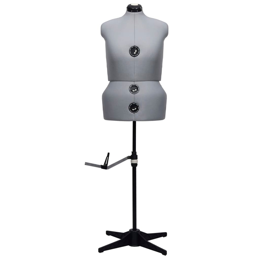 Adjustable Dress Form Female Grey L Size 44-50