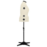 Adjustable Dress Form Female Cream L Size 44-50 - Side View