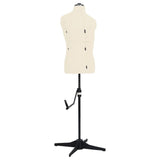 Adjustable Dress Form Male Cream Size 37-45