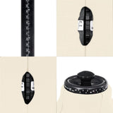 Adjustable Dress Form Male Cream Size 37-45 - Rear View