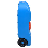 Wheeled Water Tank for Camping 40 L Blue - Side View
