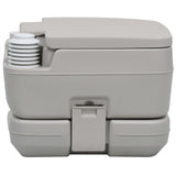 Portable Camping Toilet Grey 10+10 L - Side View