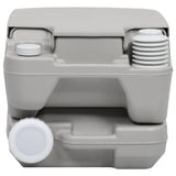 Portable Camping Toilet Grey 10+10 L - Top-Down View