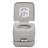 Portable Camping Toilet Grey 10+10 L