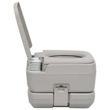 Portable Camping Toilet Grey 10+10 L - Close-Up Angle