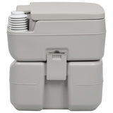 Portable Camping Toilet Grey 20+10 L - Side View