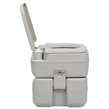 Portable Camping Toilet Grey 20+10 L