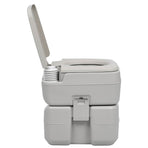 Portable Camping Toilet Grey 20+10 L