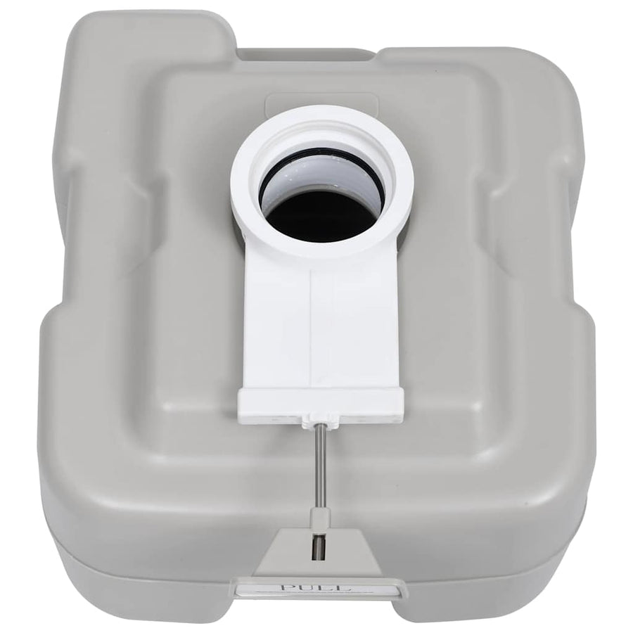 Portable Camping Toilet Grey 20+10 L