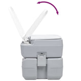 Portable Camping Toilet Grey 20+10 L