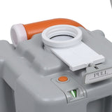 Portable Camping Toilet Grey 20+10 L - Close-Up Angle