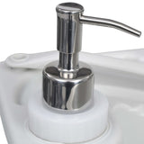 Portable Camping Handwash Stand Grey 20 L - Rear View