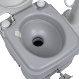 Portable Camping Toilet and Handwash Stand Set Grey - Extra Image