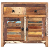 Sideboard 70x30x68 cm Solid Reclaimed Wood - Front View