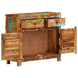 Sideboard 70x30x68 cm Solid Reclaimed Wood - Top-Down View