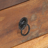 Sideboard 70x30x68 cm Solid Reclaimed Wood - Low Angle