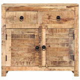 Sideboard 70x30x68 cm Solid Mango Wood - Front View