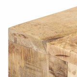 Sideboard 70x30x68 cm Solid Mango Wood - Rear View