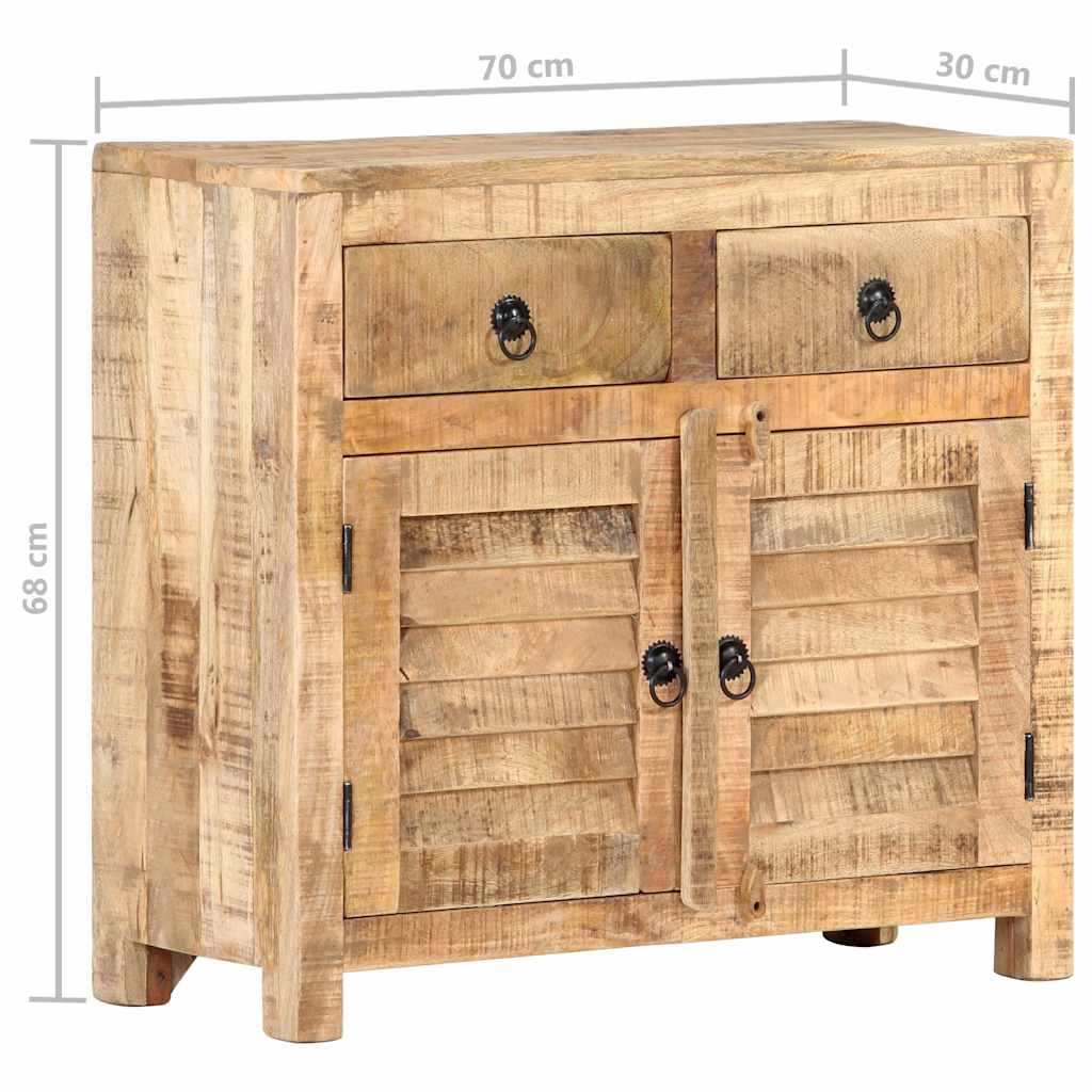 Sideboard 70x30x68 cm Solid Mango Wood