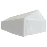 Storage Tent PE 5x10 m White - Side View