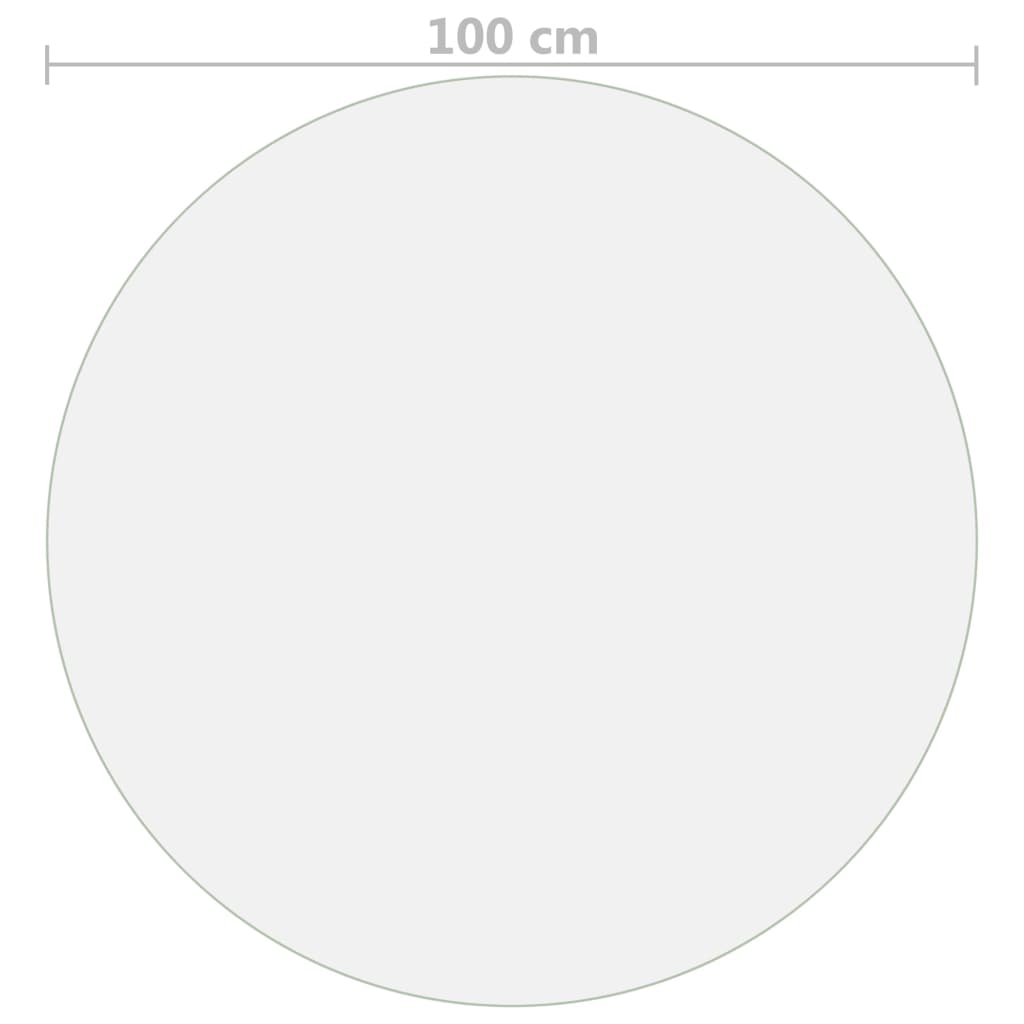 Table Protector Transparent ?100 cm 1.6 mm PVC
