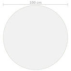 Table Protector Matte Ø 100 cm 1.6 mm PVC
