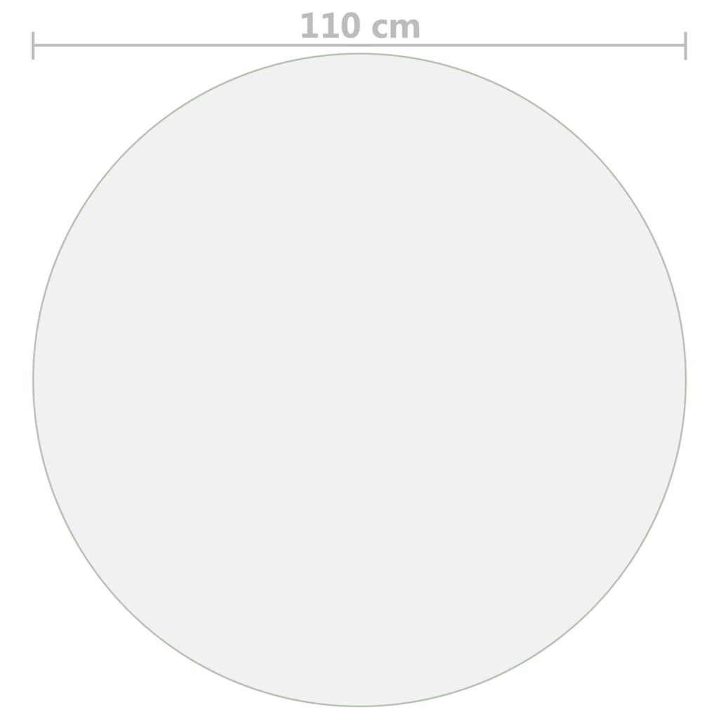 Table Protector Matte ?110 cm 1.6 mm PVC