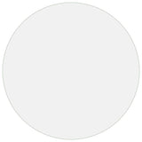 Table Protector Transparent Ø 120 cm 1.6 mm PVC - Front View