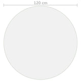 Table Protector Transparent Ø 120 cm 1.6 mm PVC - 45-Degree Angle