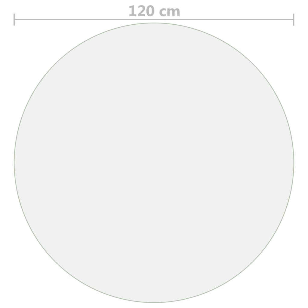 Table Protector Matte ?120 cm 1.6 mm PVC