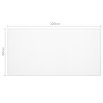 Table Protector Transparent 120x60 cm 1.6 mm PVC