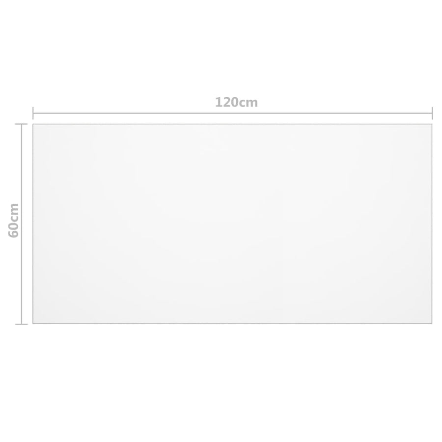Table Protector Transparent 120x60 cm 1.6 mm PVC