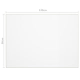 Table Protector Transparent 120x90 cm 1.6 mm PVC - Rear View
