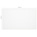 Table Protector Matt 160x90 cm 1.6 mm PVC