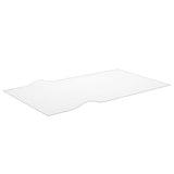 Table Protector Transparent 180x90 cm 1.6 mm PVC - Side View