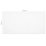 Table Protector Matt 180x90 cm 1.6 mm PVC