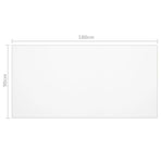Table Protector Matt 180x90 cm 1.6 mm PVC