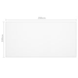 Table Protector Transparent 200x100 cm 1.6 mm PVC