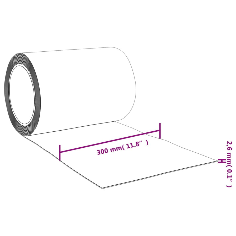 Strip Curtain Roll PVC 2.6 mm x 300mm 25 m