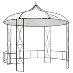 Gazebo 300x290 cm White Round